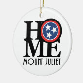 Home Mount Juliet Keramisch Ornament (Links)