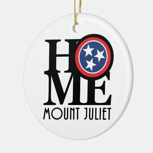 Home Mount Juliet Keramisch Ornament (Links)