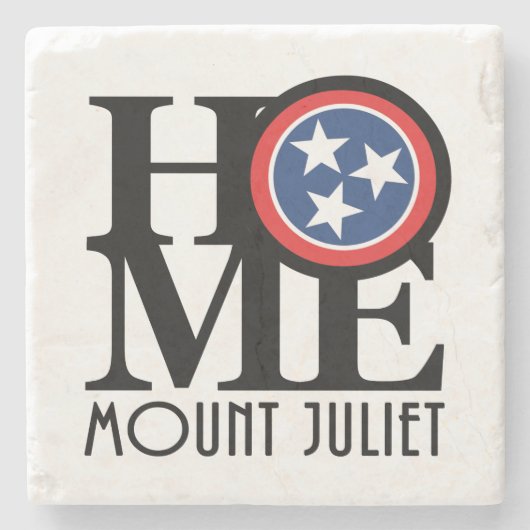 HOME Mount Juliet Tennessee Stenen Onderzetter (Voorkant)