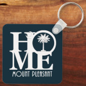 HOME Mount Pleasant South Carolina Sleutelhanger (Achterkant)