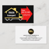 Home Mover Logistic Support Truck Visitekaartje (Voorkant / Achterkant)