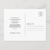 Home Moving Announcement Briefkaart voor thuisgebr (Achterkant)