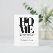 Home Moving Announcement Briefkaart voor thuisgebr (Staand voorkant)