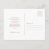 Home Moving Announcement Briefkaart voor thuisgebr (Achterkant)