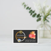 Home Moving Truck Location Orbit Visitekaartje (Staand voorkant)