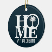 HOME Mt Pleasant South Carolina Keramisch Ornament (Links)