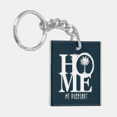 HOME Mt Pleasant South Carolina Sleutelhanger (Voorkant Links)