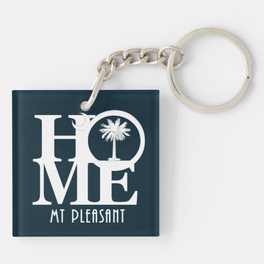 HOME Mt Pleasant South Carolina Sleutelhanger (Achterkant)