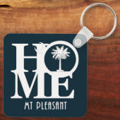 HOME Mt Pleasant South Carolina Sleutelhanger (Achterkant)