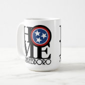 HOME Murfreesboro, Tennessee 15oz Coffee-Mok Koffiemok (Voorkant links)