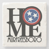 HOME Murfreesboro, Tennessee Stenen Onderzetter (Voorkant)