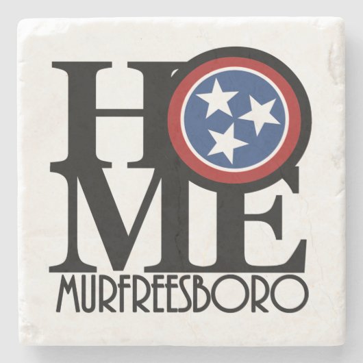 HOME Murfreesboro, Tennessee Stenen Onderzetter (Voorkant)