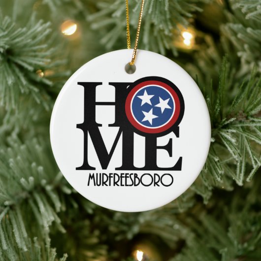 HOME Murfreesboro TN Stone Onderzetter Keramisch Ornament (Boom)