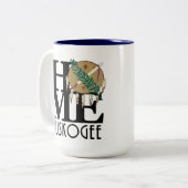 HOME Muskogee OK 15oz Tweekleurige Koffiemok (Voorkant links)