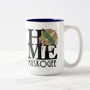 HOME Muskogee OK 15oz Tweekleurige Koffiemok