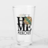 HOME Muskogee Oklahoma Glas (Achterkant)