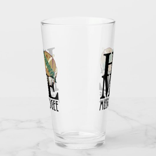 HOME Muskogee Oklahoma Glas (Rechts)