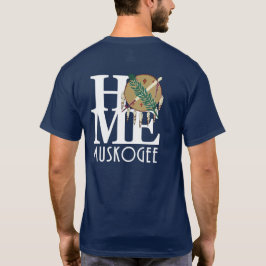 HOME Muskoh\gee (backprint) witte tekst T-shirt
