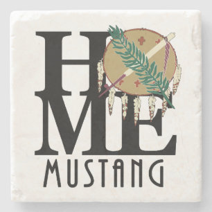 HOME Mustang Oklahoma Stenen Onderzetter
