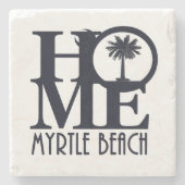 HOME Myrtle Beach SC Stenen Onderzetter (Voorkant)