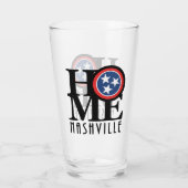 HOME Nashville Tennessee Glas (Achterkant)