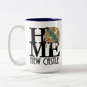HOME New Castle Oklahoma 11oz Tweekleurige Koffiemok