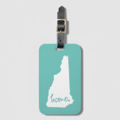Home New Hampshire Custom Color Bagagelabel (Voorkant (verticaal))