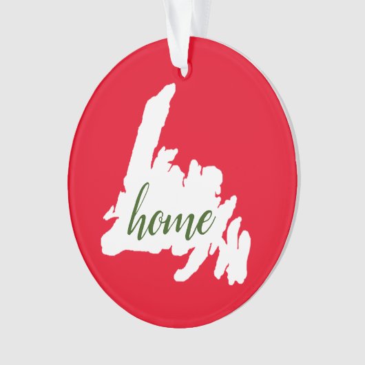 Home Newfoundland kerstversiering Ornament (voorkant)