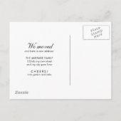 Home Nieuw Huis  Hete Luchtballon Collage Aankondigingskaart (Achterkant)