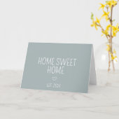 Home - Nieuwe thuiseigenaar Kaart (Gele Bloem)