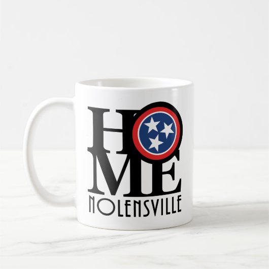 HOME Nolensville TN 11oz Koffiemok (Links)