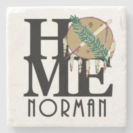 HOME Norman Oklahoma Stenen Onderzetter
