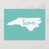 Home North Carolina Custom Color Briefkaart (Voorkant)