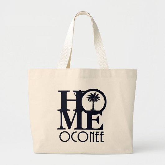 HOME Oconee SC Grote Tote Bag (Voorkant)