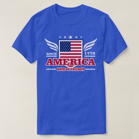 HOME OF FREEDOM AMERICA T-SHIRT (Design voorkant)