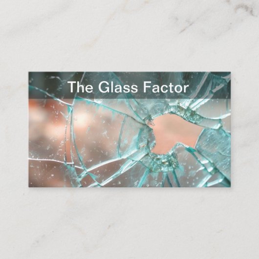 Home of Kantoor Venster Reparatie en vervanging Visitekaartje (Voorkant)