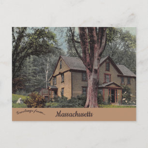 Home of Louisa May Alcott Concord Massachusetts Briefkaart