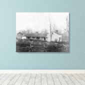 Home of Outlaw Jess James Photography Canvas Afdruk (Insitu (Houten vloer))