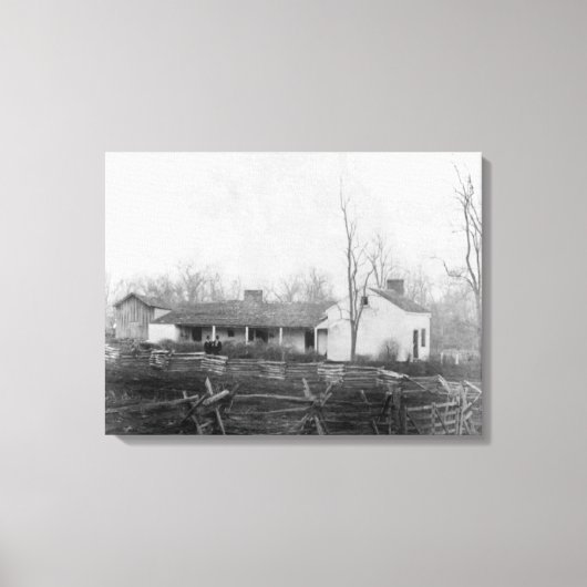 Home of Outlaw Jess James Photography Canvas Afdruk (Voorkant)