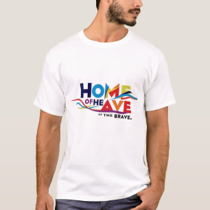 Home of the Brave - Patriottisch T-shirt