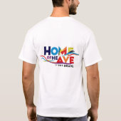 Home of the Brave - Patriottisch T-shirt (Achterkant)