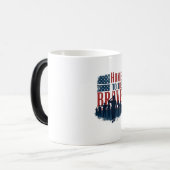 Home of the Brave Salute Tee Magische Mok (Voorkant links)