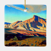 "Home of the Desert Rat" van Maynard Dixon Keramisch Ornament (Achterkant)