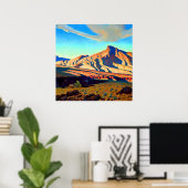 "Home of the Desert Rat" van Maynard Dixon Poster (Thuiskantoor)