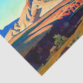 "Home of the Desert Rat" van Maynard Dixon Tissuepapier (Detail)