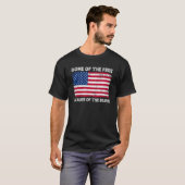 Home Of The Free Because Of The Brave 3 T-shirt (Voorkant volledig)
