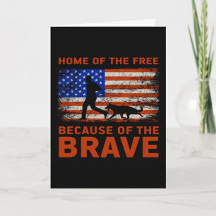 Home of the free beerce of the brave kaart