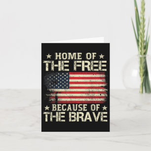 Home of the Free vanwege de dappere Amerikaanse vl Kaart