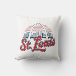 Home of the Gateway Arch, St. Louis Heritage Kussen