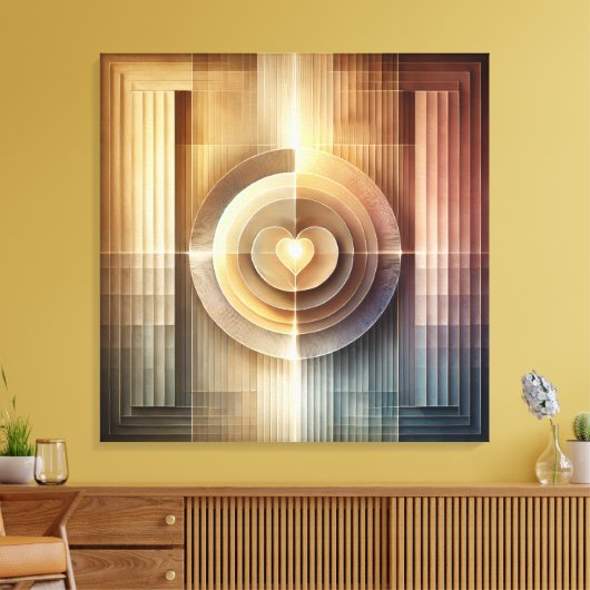 Home of the Heart Canvas Afdruk (Insitu (Woonkamer))